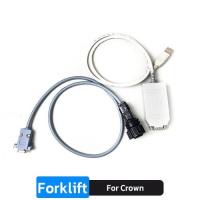 Para Crown y Linde VNA Serie Camión elevador de horquilla CAN Interfaz RCAN-USB Herramienta de recursos para todavía para Mitsubishi Diagnostic