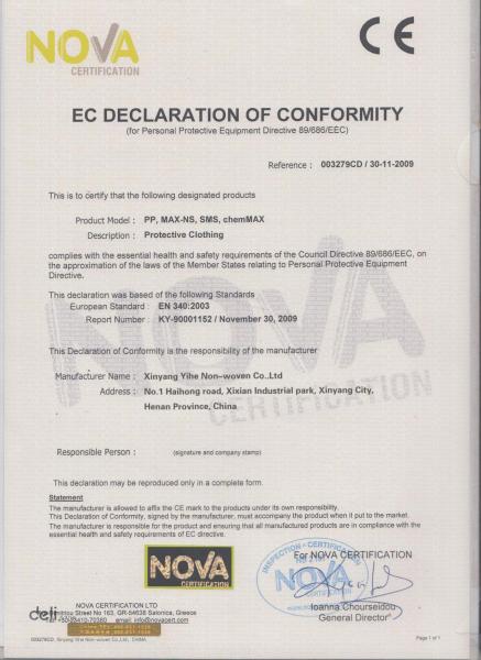 25-50gsm Disposable Kimono Gowns M L XL XXL ISO Certificate