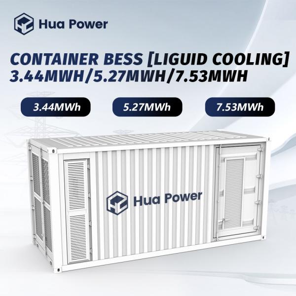 Liquid Cooling Container Energy Storage System with 3.44MWh-7.53MWh Capacity, IP54 Protection, and 10 Years Warranty