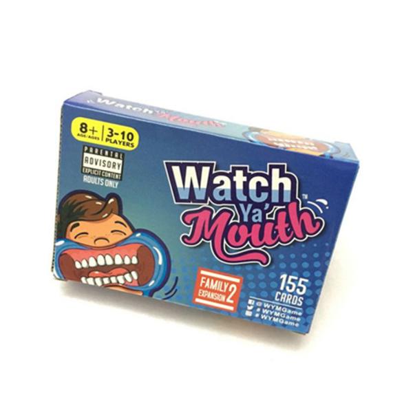 Watch Ya Mouth Family Expansion Phrase Card Game Expansion Pack Adult Phrase Card Game Expansion Pack