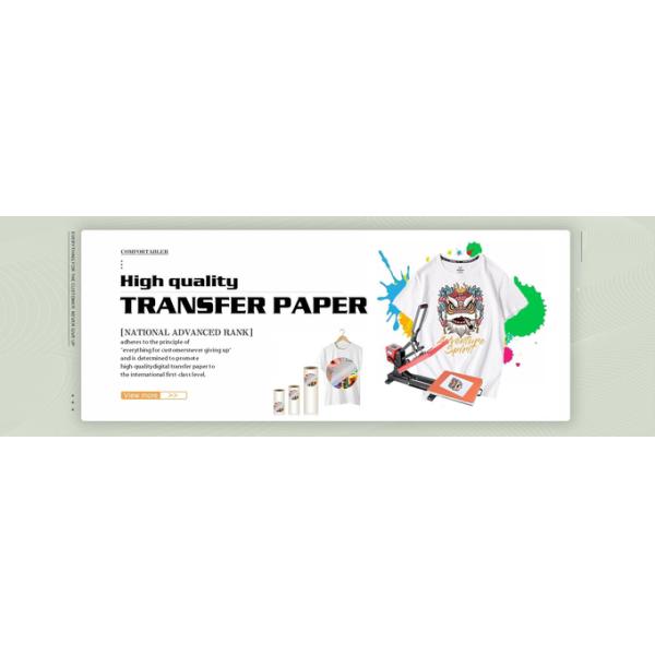 150g Hot Peel Light Inkjet Cotton T-shirt Heat Transfer Paper A4