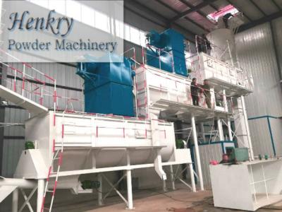 A HK hidratou a linha de produção do cal, controle de temperatura estável hidratado da máquina do cal