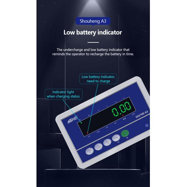 AC/DC Power Supply SOHE A3 Meter Weighing Display Instrument Sensor Weight Indicator
