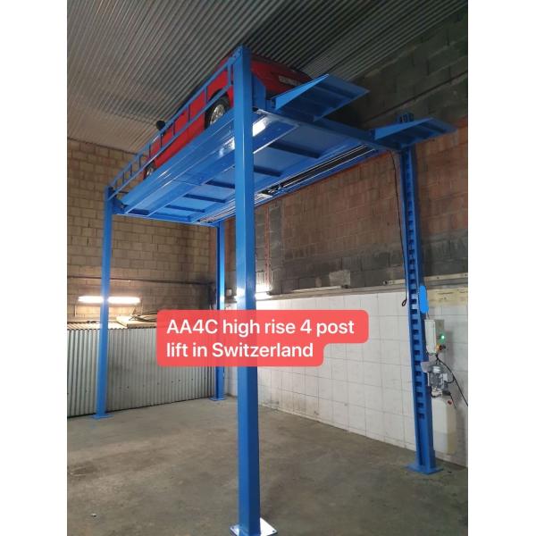 Максимум подъема 4M автостоянки лифта автомобиля подъема корабля автомобиля подъема автомобиля столба подъема 4 AA4C высокий с полной платформой
