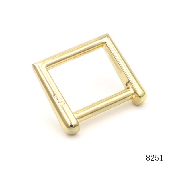 Custom Logo Metal D Ring 25mm Adjust Buckle Bag Hardware Accessories