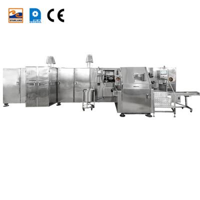 2.0HP Main Motor Barquillo Cone Production Line For Fully Automatic And Production