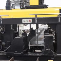 Tamaño 1000x500m m del haz de la perforadora del haz del CNC H H con 9 cabezas del taladro