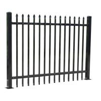 Outdoor Ornamental Residential Metal Privacy Fence Panels New Design Galvanized Steel