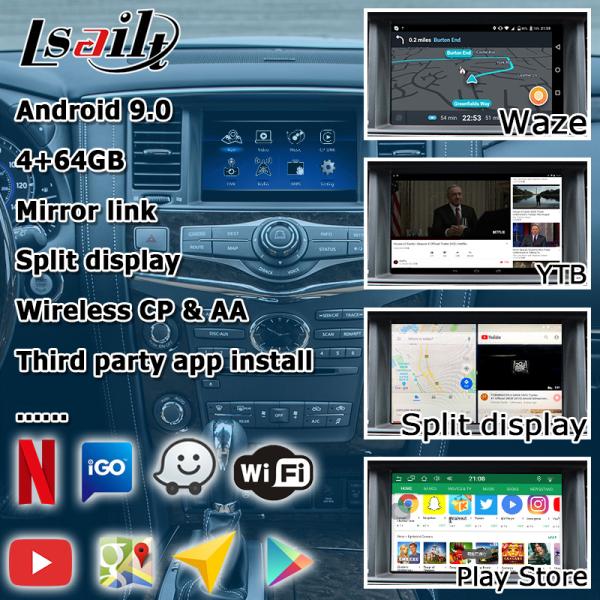 Infiniti QX80 QX56 Z62 carplay android авто многопальцевый HD сенсорный экран upgarde IT08