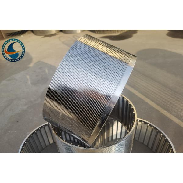 300um Slot Wedge Wire Screen Pipe Stainless Steel 304 Drum Shaped