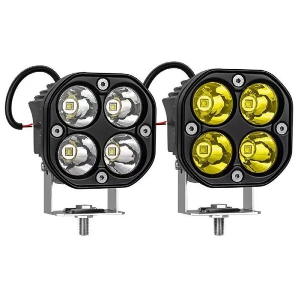 Off Road Vehicle LED Working Light Motorcycle Spotlight 1500LM IP65 Waterproof