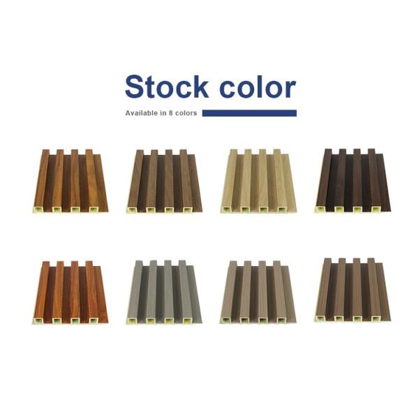 Wpc Стенная панель Деревянная пластика Композитная стена облицовка Внутренние декоративные материалы