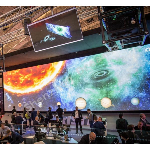 Aluminum Cabinet Indoor LED Screen Rental Board P5 320*160mm Panel Size 1R1G1B