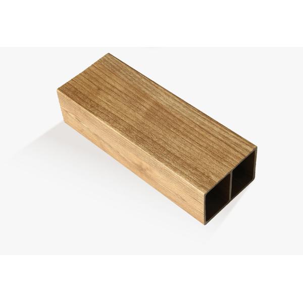 ISO9001 безобидное неубедительное УЛЬТРАФИОЛЕТОВОЕ трубки 75x50mm тимберса древесины WPC анти- отсутствие картины