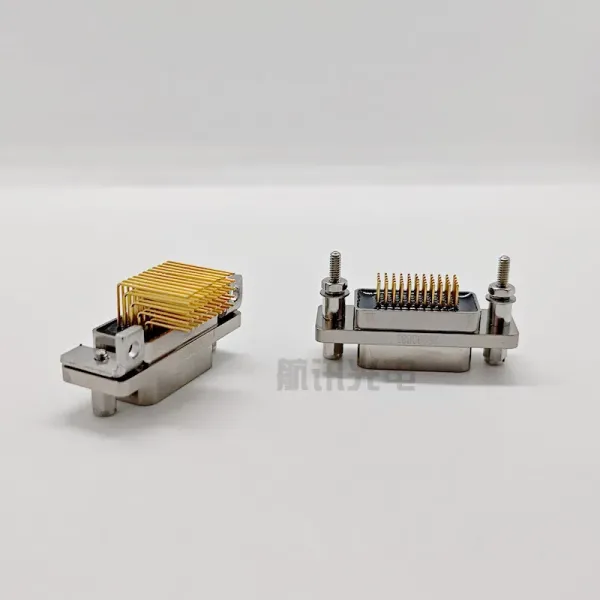 Hj30j-55zkw Rectangular Connector Differential Wire Bending Pin 55 Pin Aviation.