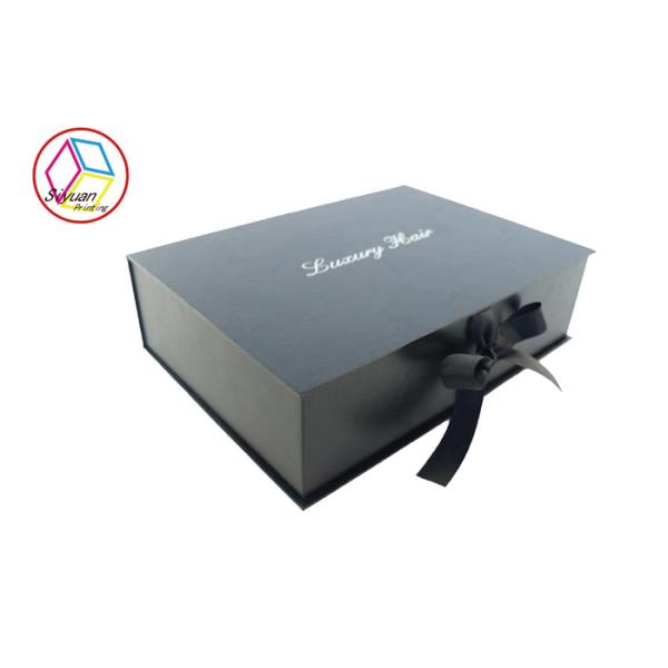 Luxury Hair Extensions Packaging Box , Virgin Hair Packaging Box