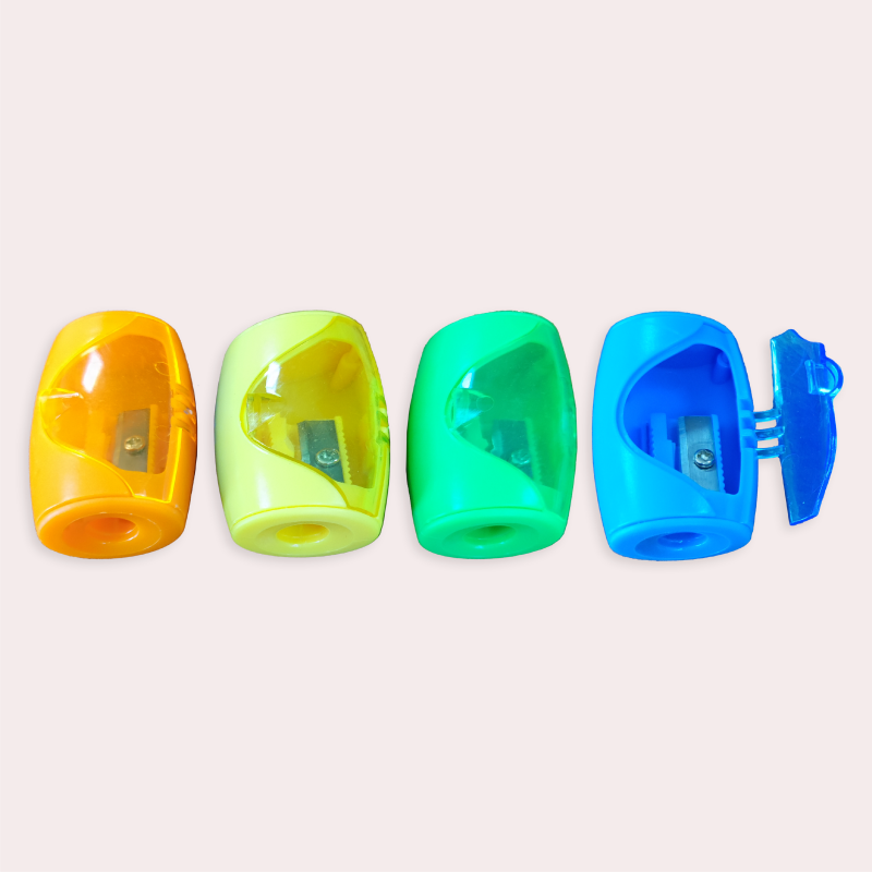 Hot Selling High Quality Single Hole Sharpener OEM Multicolor Standard Pencil Sharpener