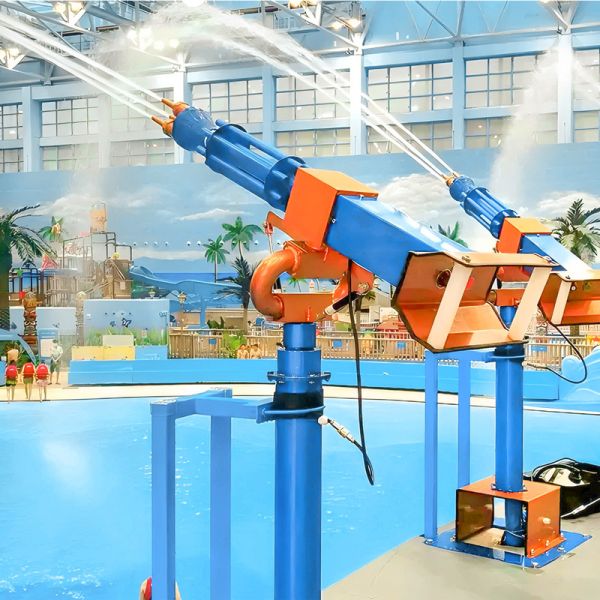 Aqua Amusement Playground Water Cannon Water Slide Playground Commercial Splash Pad Kits