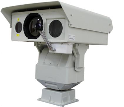 sistema de vigilância térmico infravermelho de 10KM PTZ com a câmera do IP da longa distância