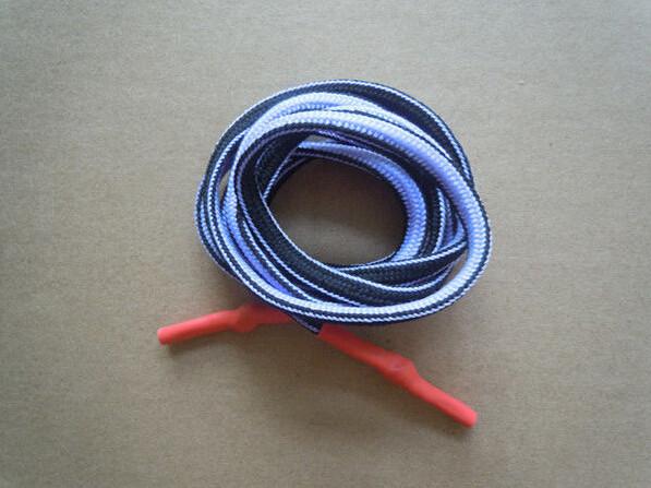 Double Color Plastic Tip Premium Nylon Shoe Laces Extra Long Multi Colored for Men's Women's