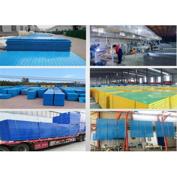 High Rise Building Site Perimeter Safety Screens 0.4mm Plate Thickness