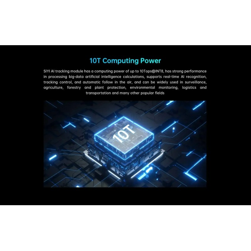 Siyi Ai 2nd Gen Tracking Module 10tops, Object/Thermal Recognition, Enhanced for Drones Uav, Computing