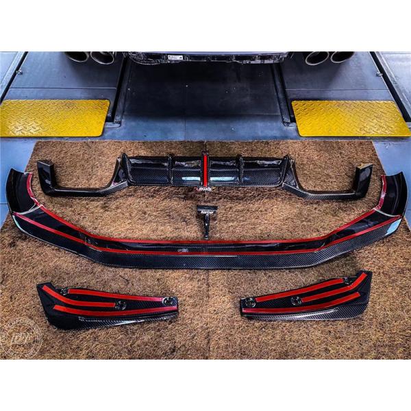Nuevo producto Kit de carrocería de fibra de carbono para BMW X3M X4M F97 F98 X3M X4M Fibra de carbono delantera de la pala de difusor