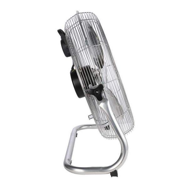 Ventilateur à oscillation électrique à grande vitesse Ventilateur de sol industriel métallique de 16 pouces