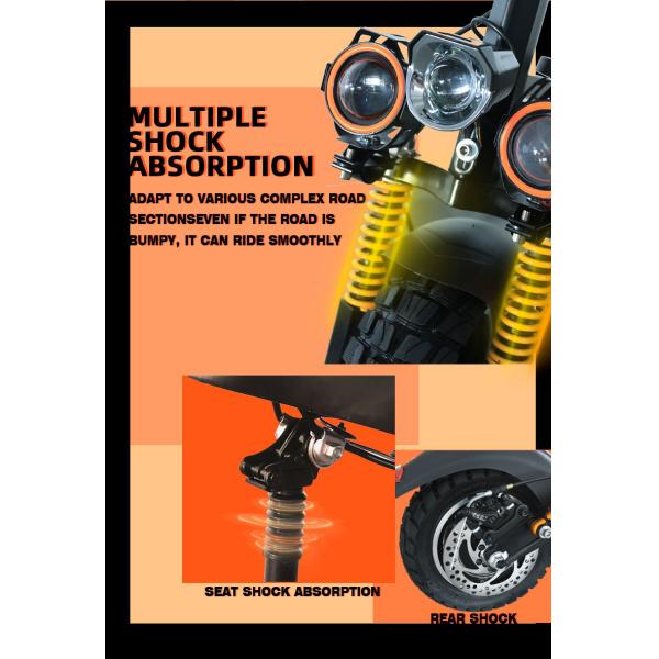 Electric Scooter Adult with 10 Inch All Terrain Chassis and Max Speed of 20-40km/h