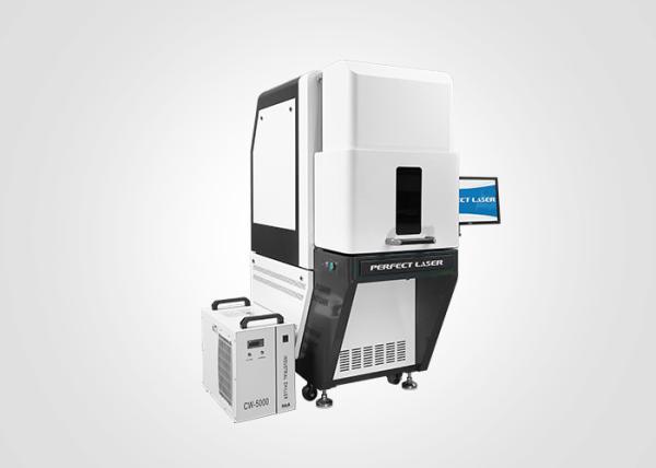 Máquina marcadora a laser UV opcional à prova de fogo com gabinete fechado