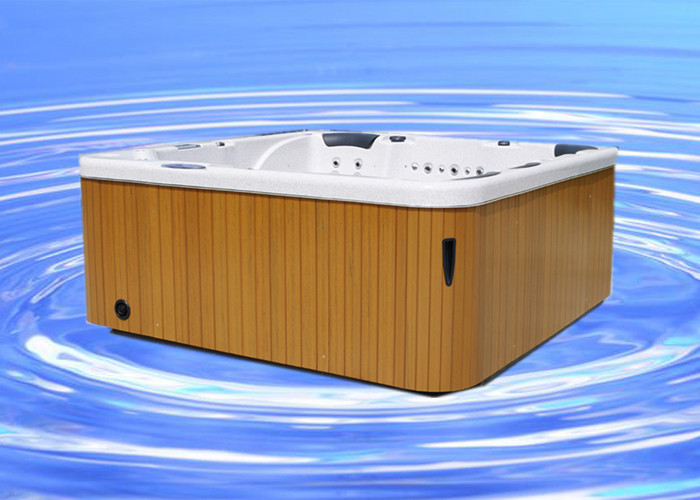 European style acrylic shell deluxe massage duoLove seat outdoor hydro hot tub with 4 seat