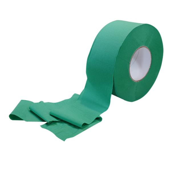 Jumbo Green Colored Toilet Paper 2 Ply Nontoxic 92x115mm Practical