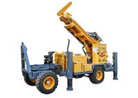 DTH 300m Full Hydraulic Trailer Mounted Water Well Mud Rotary Drilling Machine Máquina de perfuração rotativa