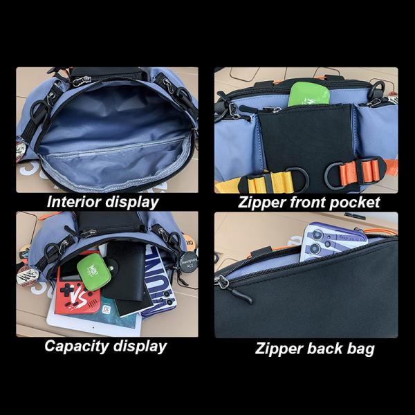 Crossbody Casual Japanese Tide Student Waist Bag Custom Logo All Seasons Use