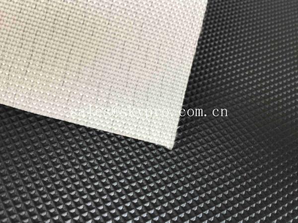 transporte claro Textured carvão do PVC de 1.6mm que cerca a capacidade de carga forte