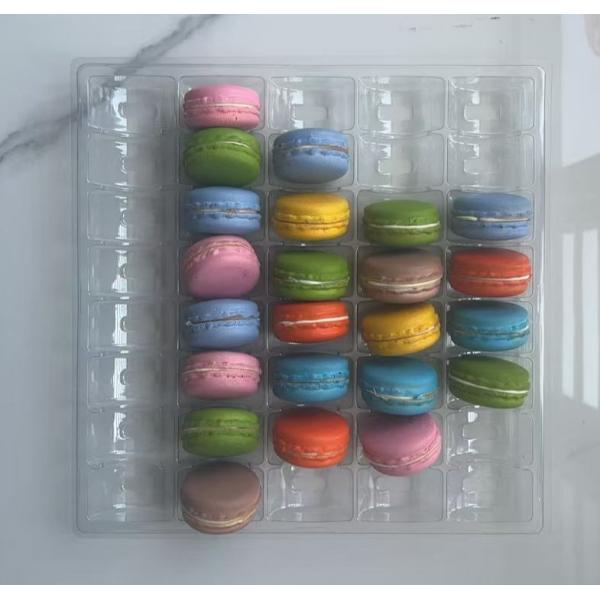 Wholesale Macaron Box Packaging 12pcs  Embossing Printing Handling