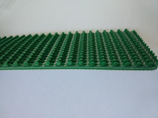 Oil Resistance Green Conveyor Belt With Rough Top Used In Transport system