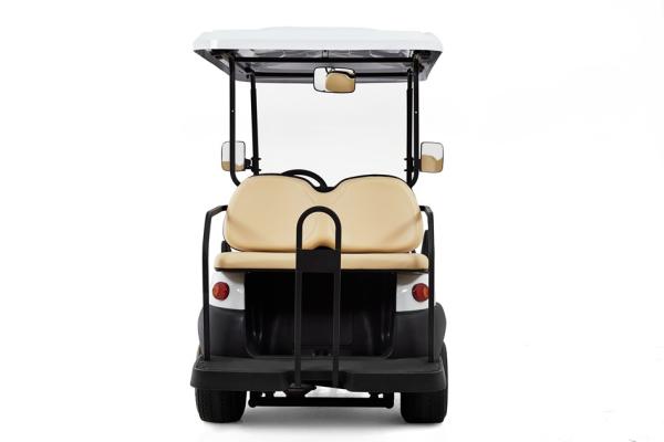 Modern Style Electric Car Golf Cart 2 Seater White Color For Golf Course