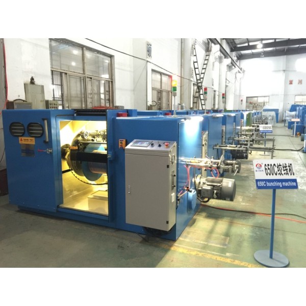 Double Twist Buncher Pay Off Machine Bobbin Max Diameter 250mm Equipment
