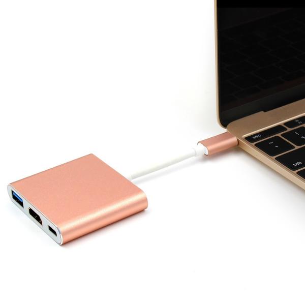 Macbook USB C Hubs Converter Adapter 3.1 Version 4K Resolution