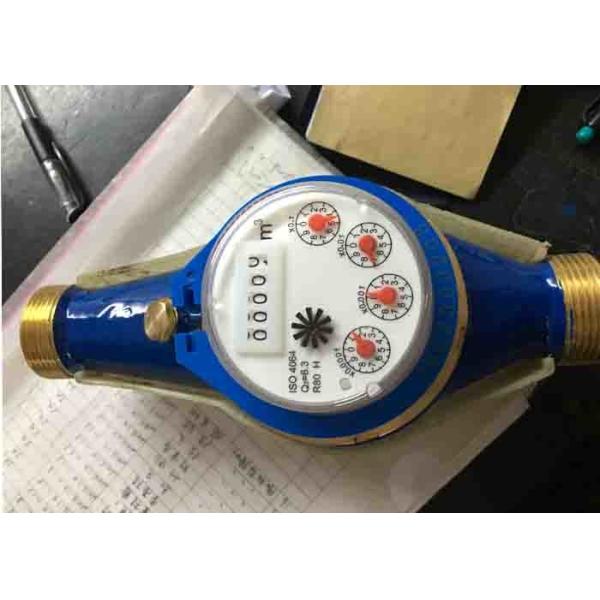 Class B DN40 Industrial Water Meter Grey Iron ISO 4064 Housing Pulse Emitter