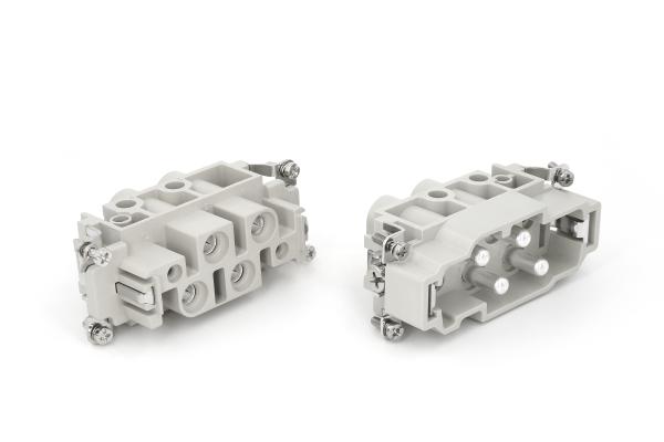 4 Pin 80A 830V Combined Industrial Inserts With 2 Single Contacts