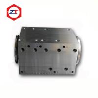 ZE Berstorff tuyau PVC Double vis extrudeuse Machine pièces 80mm pince connexion 81mm trou diamètre, matériel 38CrMoAla