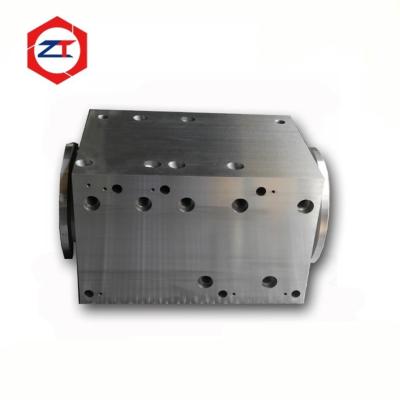 ZE Berstorff Pipe PVC Double Screw Extruder Machine Parts 80mm Clamp Connection 81mm Hole Dia ,Material 38CrMoAla
