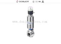 304 de aço inoxidável/316 válvulas de borboleta sanitárias pneumáticas com positioner e atuador