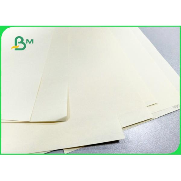 Width 700mm Good Strength No Powder Drop Cream Woodfree Paper For School Book