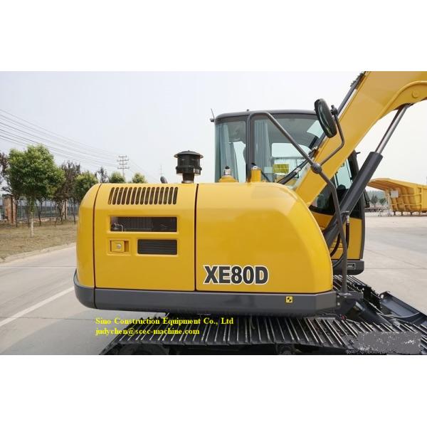 Мини гидравлическая глубина 4070мм веса 7730кг Макса экскаватора СЭ80Д Кравлер выкапывая