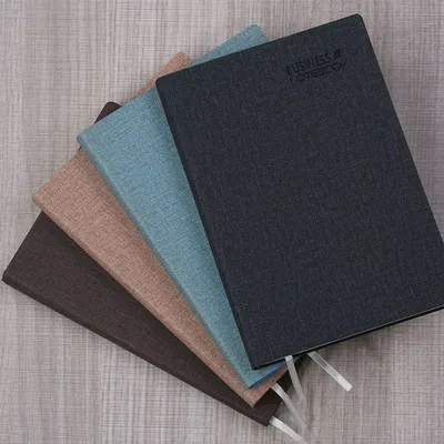 Fashion A5 Hardcover Leather Journal Notebook Logo With Elastic Band