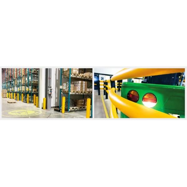 A53: Racking Protection FS-2021A Warehouse Storage Rack Flexible Anti-Collision Guardrails