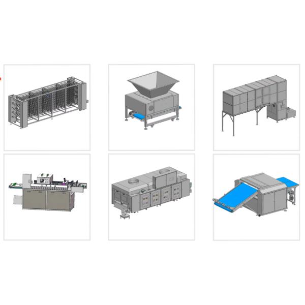 Food Industry Tortilla Production Line with 304 Stainless Steel and Pressure Range of 0.7MPA-1.0MPA